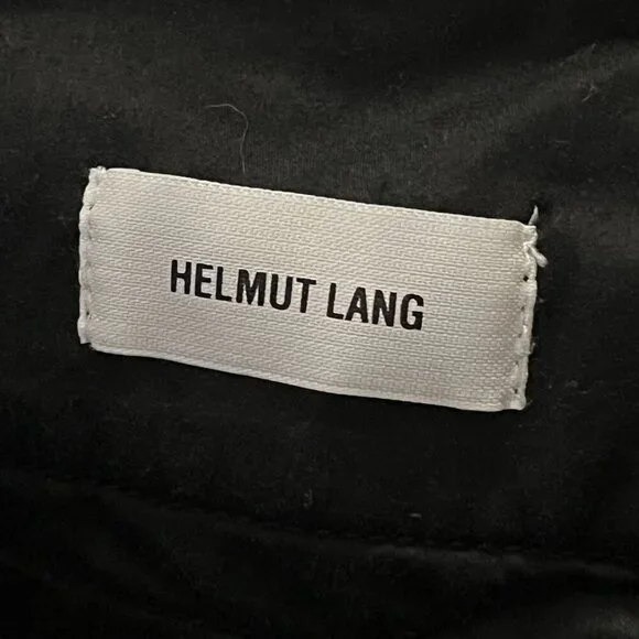 Helmut Lang Legging LBack Pull On Coated Black Skinny Pant Size 27 - Picture 7 of 10